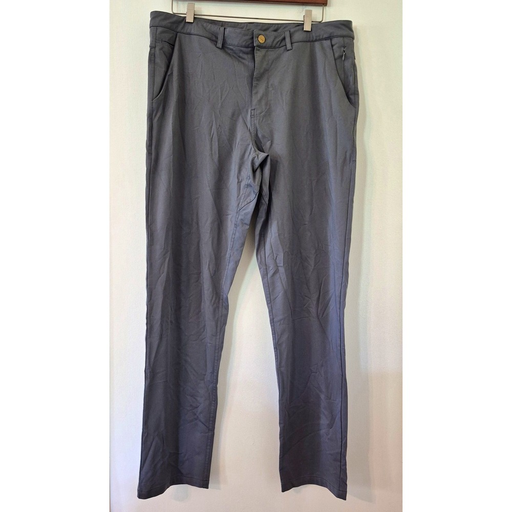 Barbell Apparel Men's 38 x 32 Straight Anything Dress Pant Performance Stretch